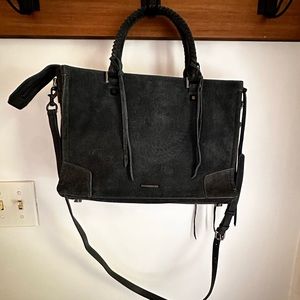 Rebecca Minkoff Regan satchel, Derek grey suede